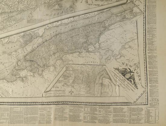 (NEW YORK CITY.) Randel, John. The City of New York as laid out by the Commissioners with the Surrounding Countryside.